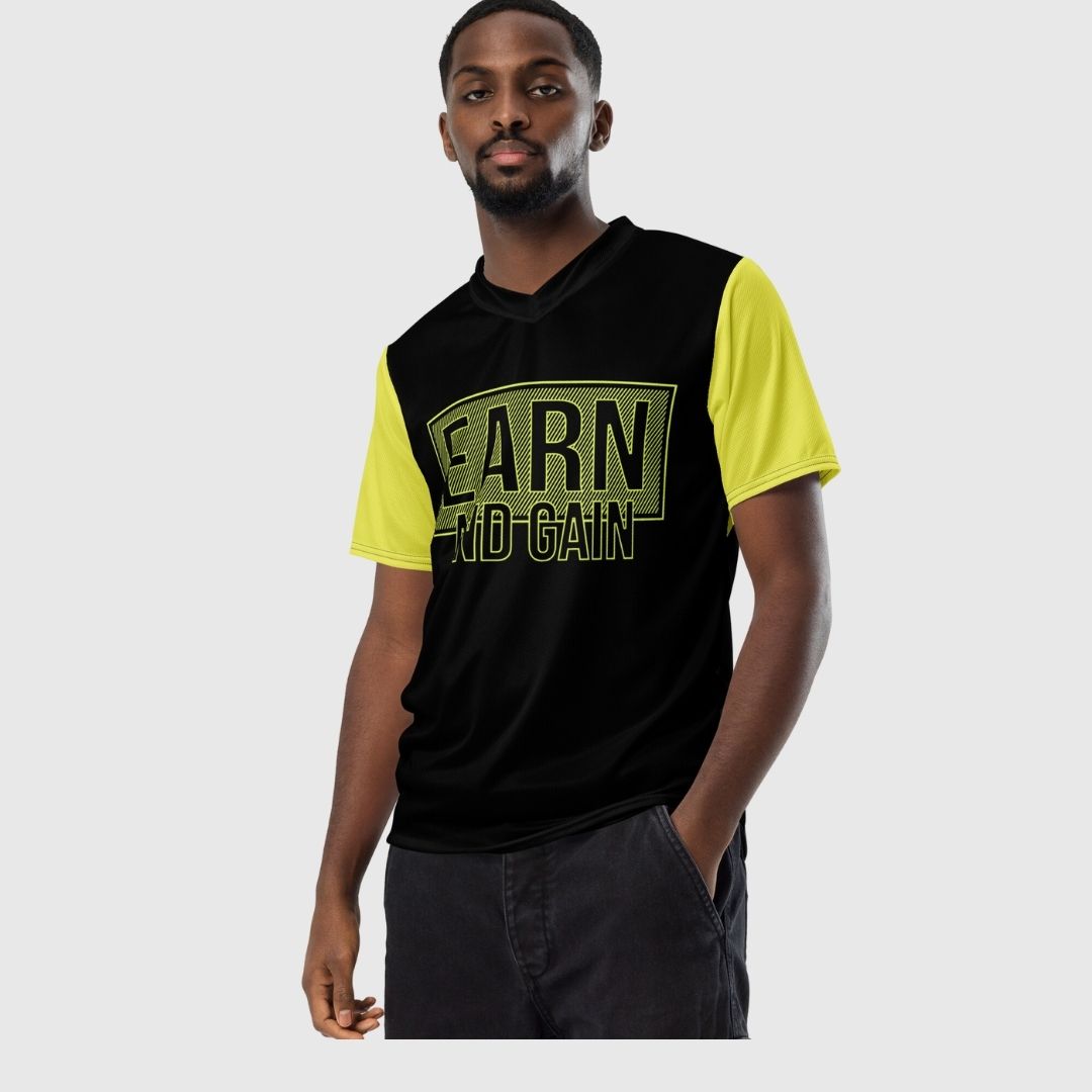 Earn & Gain Gym Shirt | Motivational Fitness Apparel