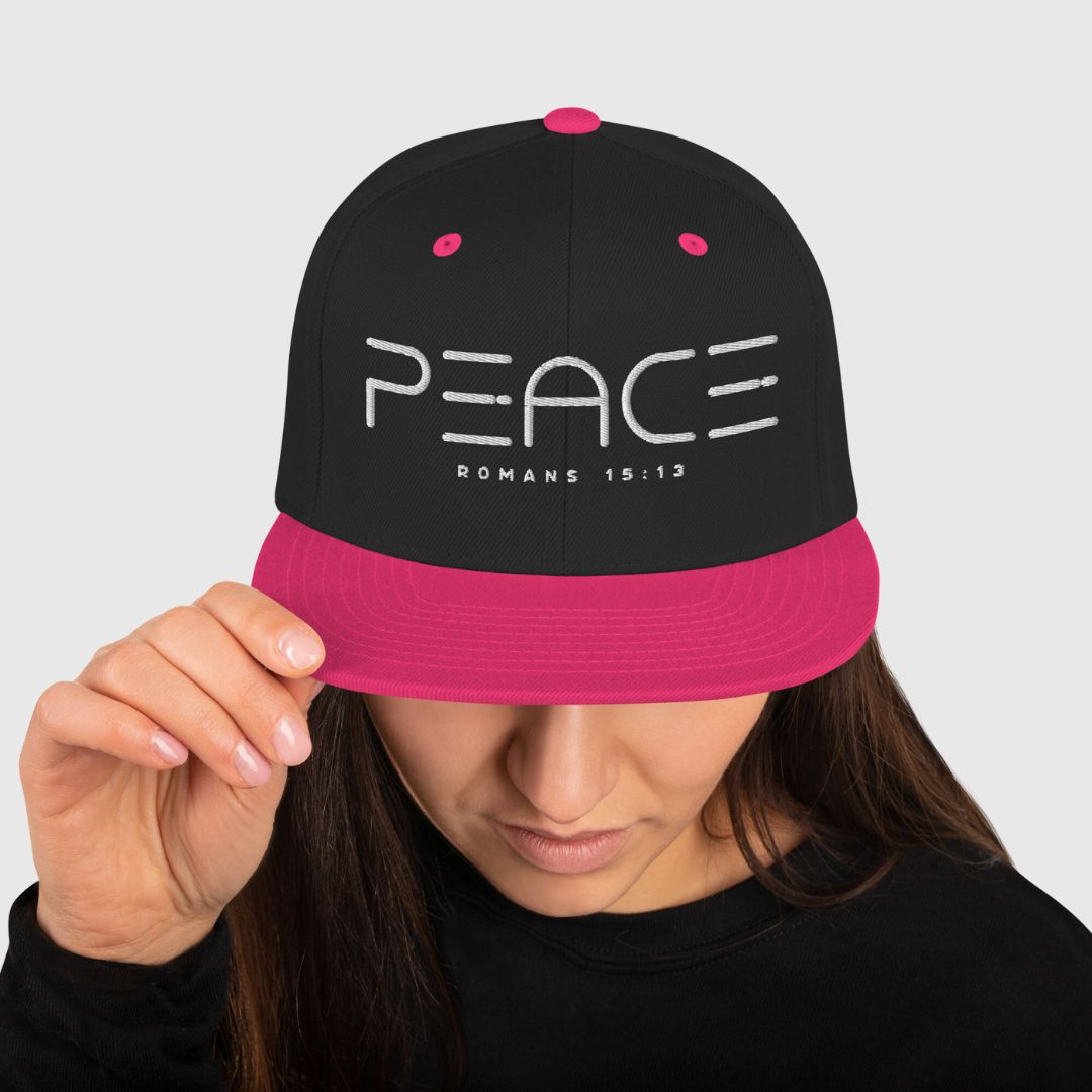 Peace Snapback Hat | Stylish Adjustable Cap