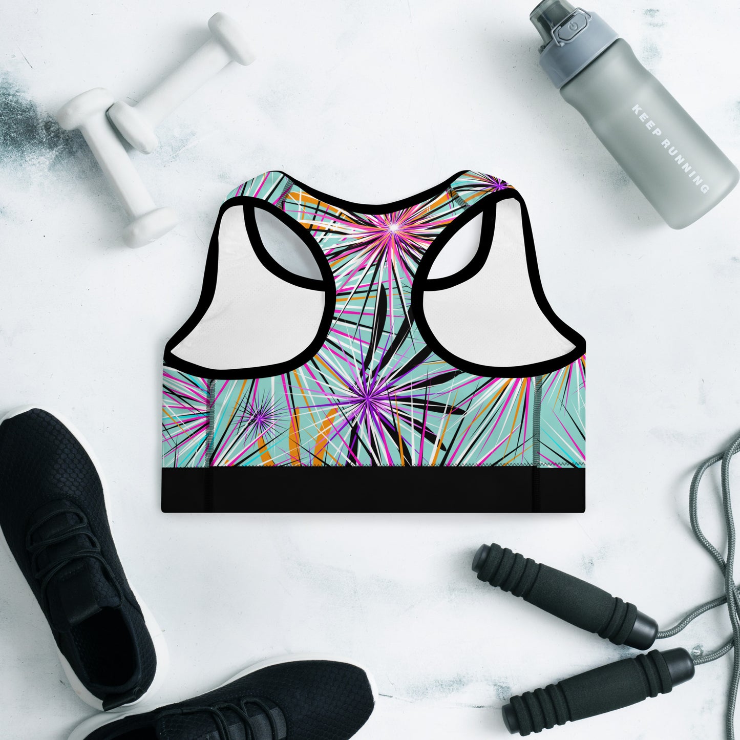 Barlotte Sparkle Sports Bra | Maximum Support with Glittery Style