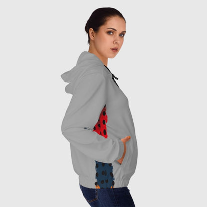 Leopard Women’s Full-Zip Hoodie | Stylish and Warm Custom Design