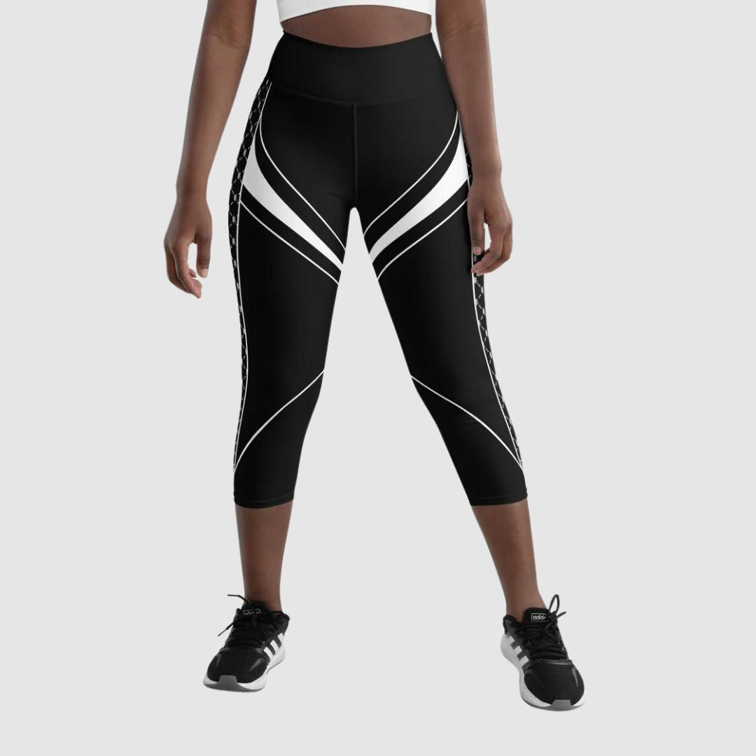 Barlotte Spider Yoga Capri Leggings