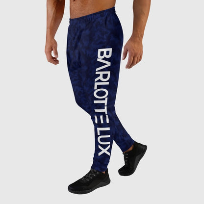 Blue Camo Lux Joggers | Stylish Comfort for Men & Women