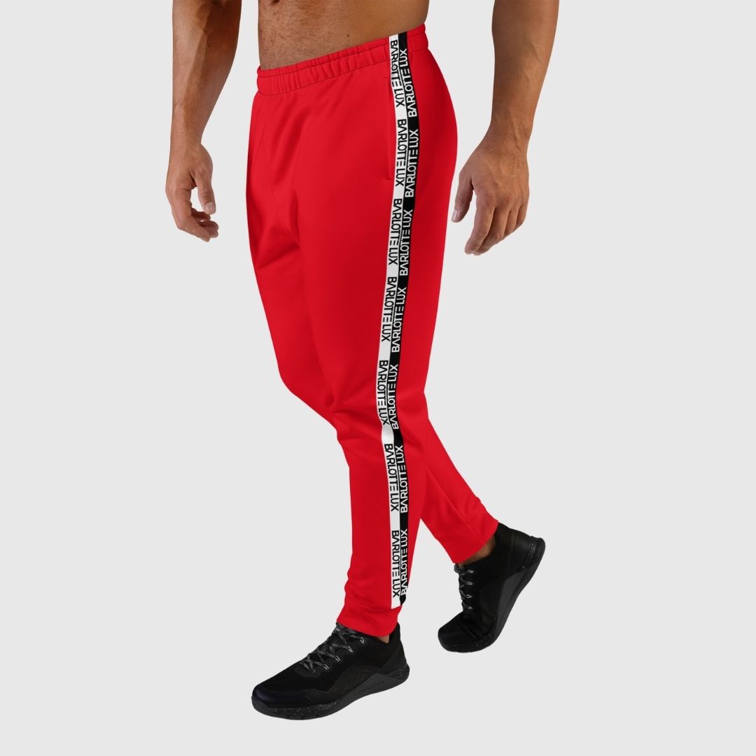 Men's Red Joggers | Stylish Loungewear