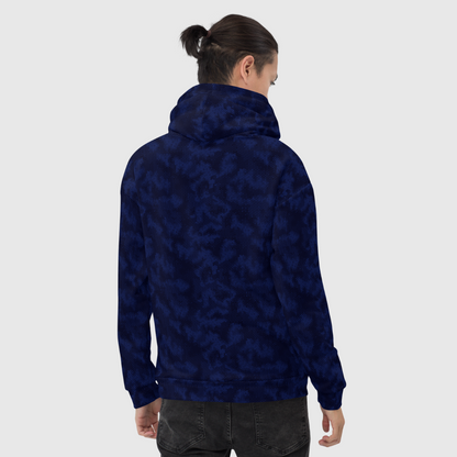 Blue Camo Lux Hoodie | Stylish Comfort for Any Occasion