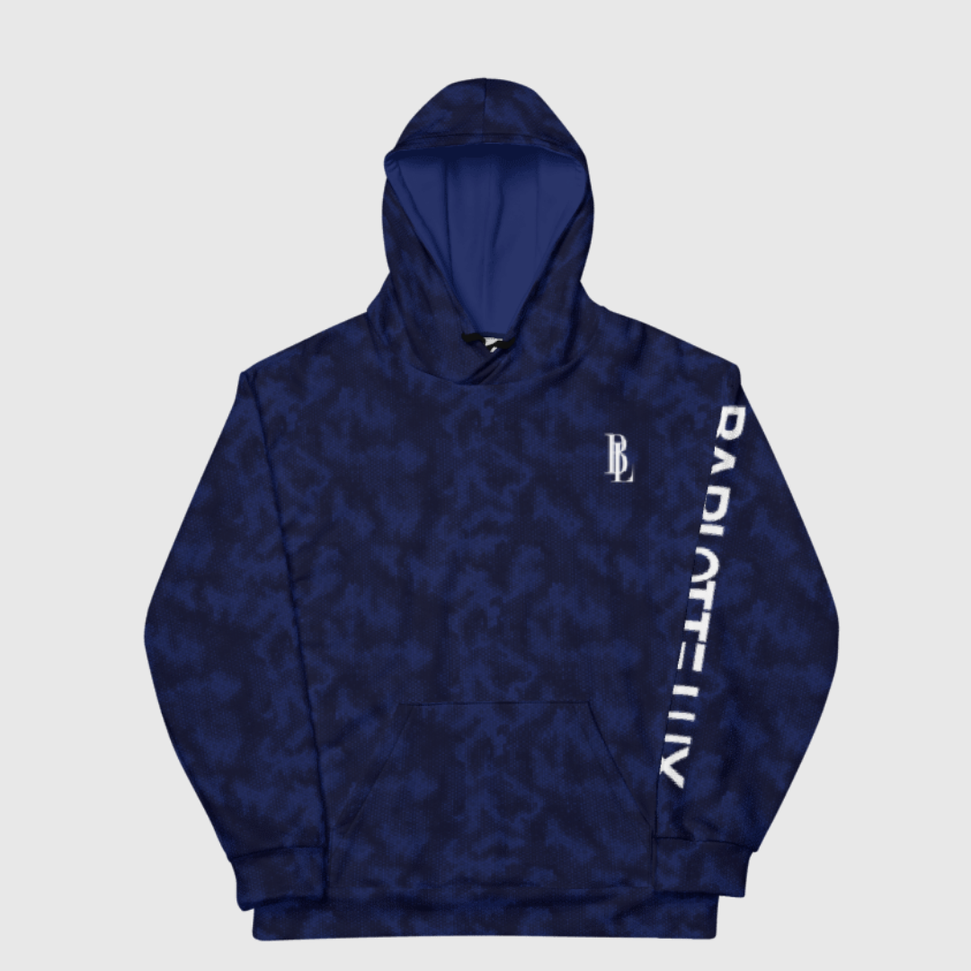 Blue Camo Lux Hoodie | Stylish Comfort for Any Occasion