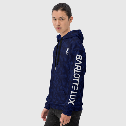 Blue Camo Lux Hoodie | Stylish Comfort for Any Occasion