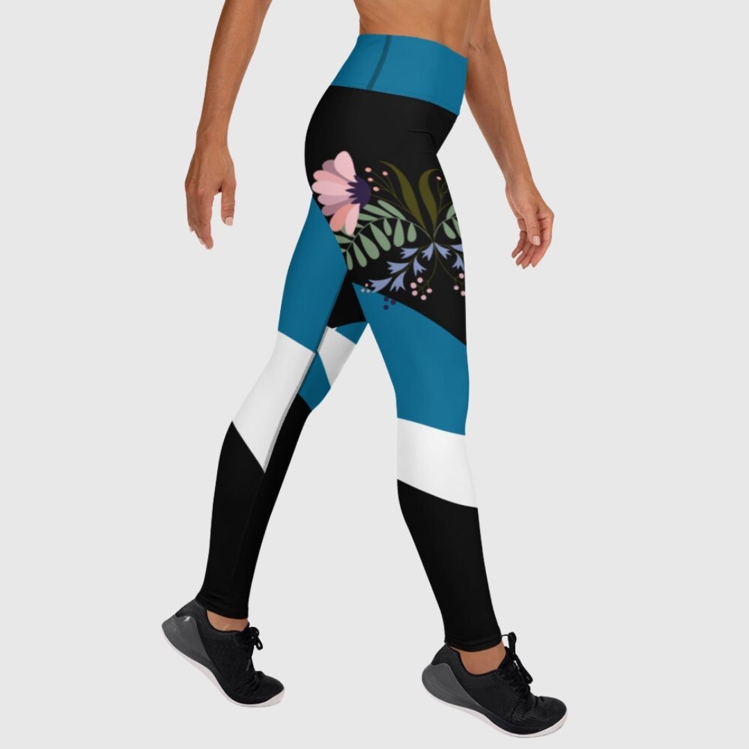 Blue Yoga Leggings Galleria Classic Limited Edition