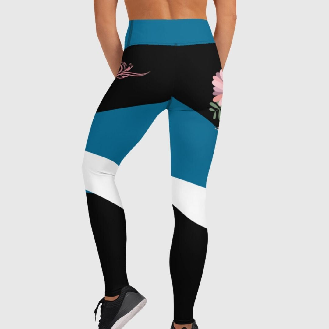 Blue Yoga Leggings Galleria Classic Limited Edition