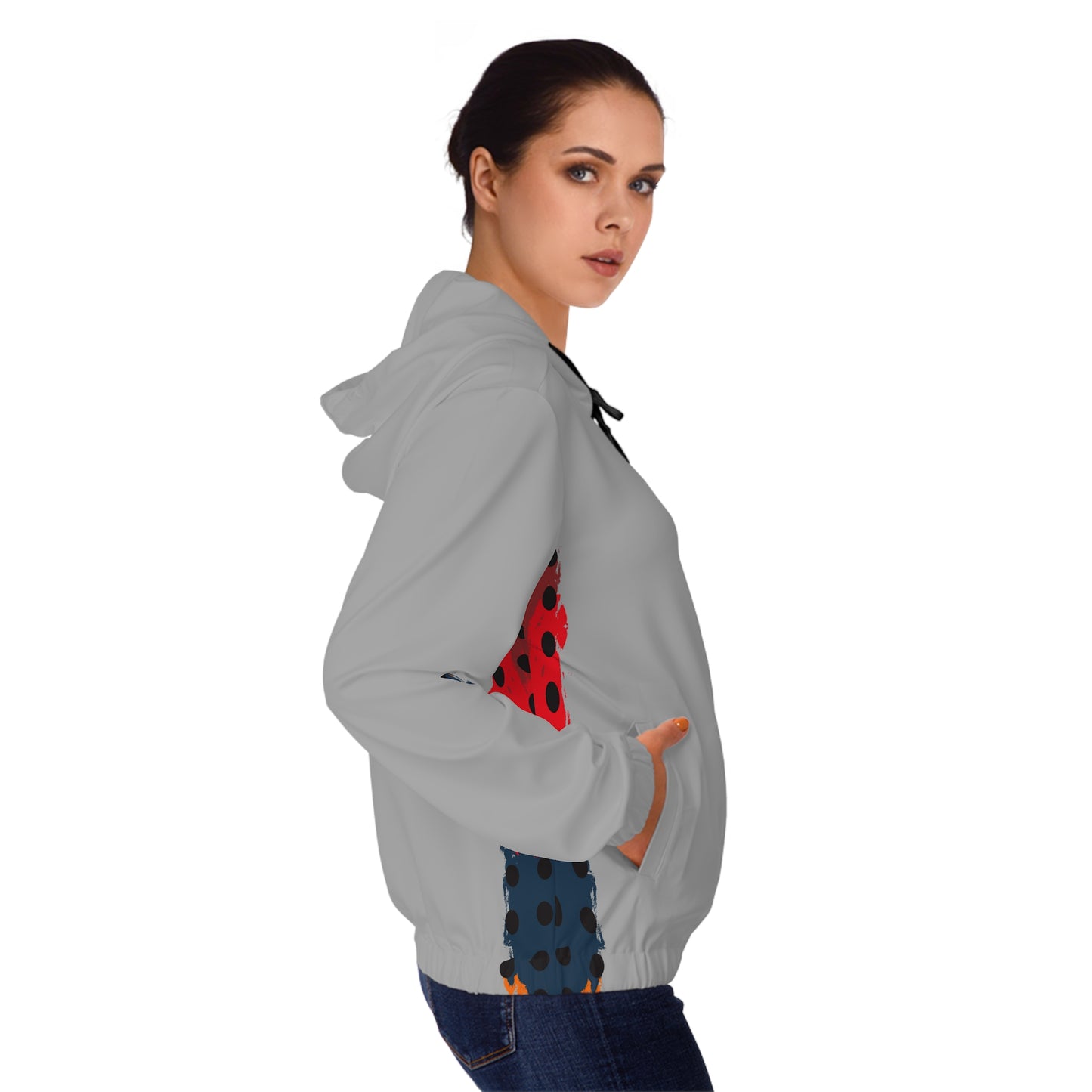 Leopard Women’s Full-Zip Hoodie | Stylish and Warm Custom Design