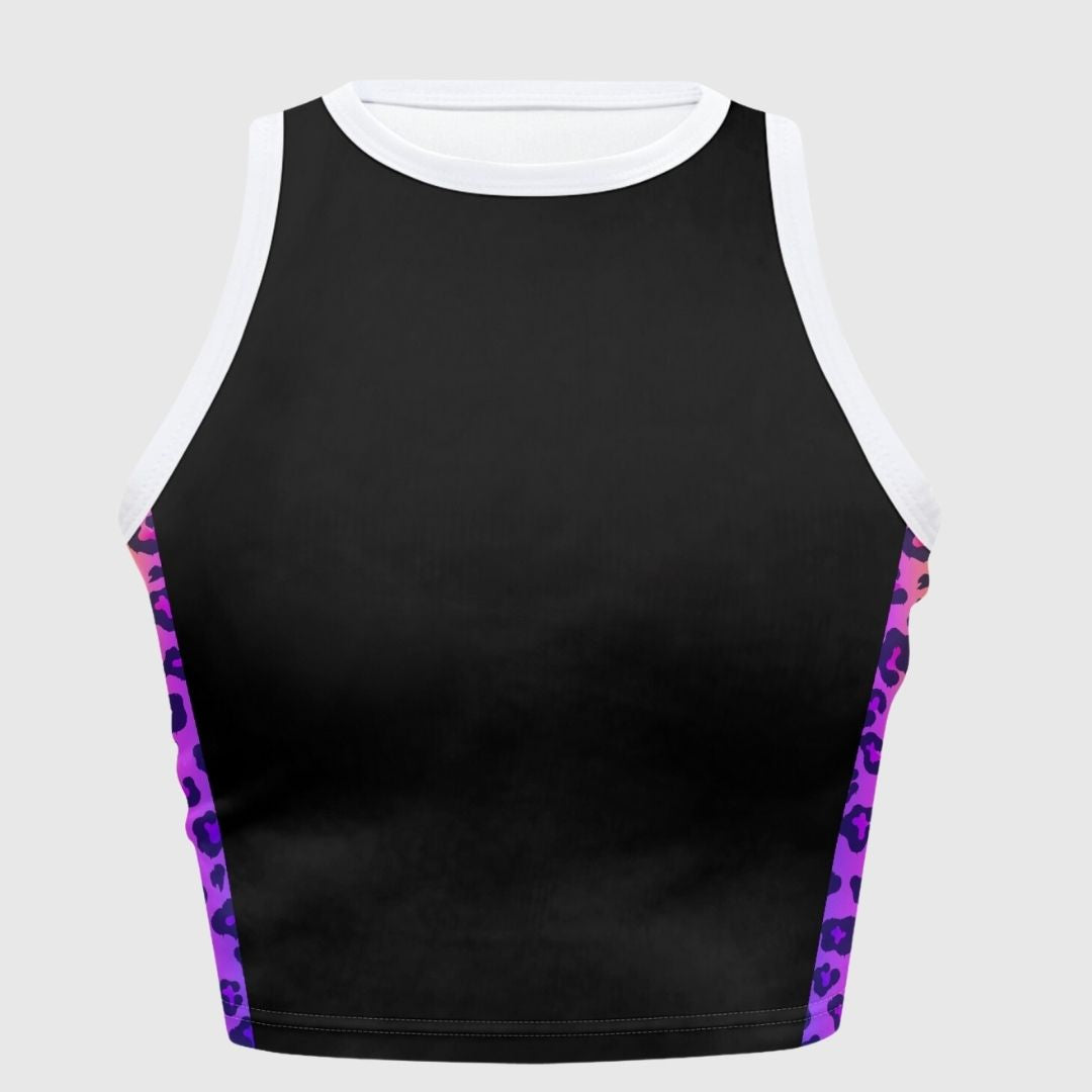 Leopard Lux Yoga Top