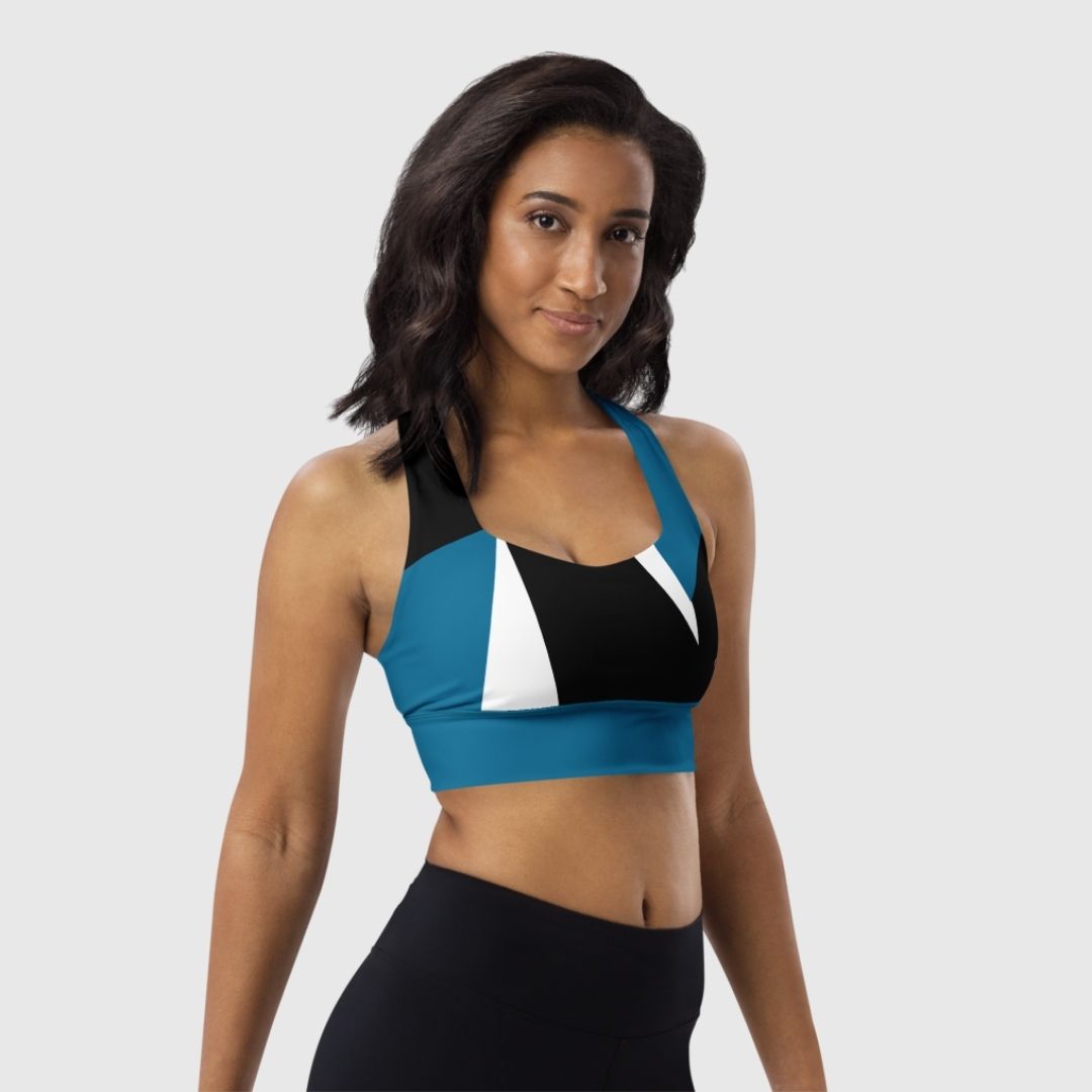 Galleria Classic Blue Longline sports bra