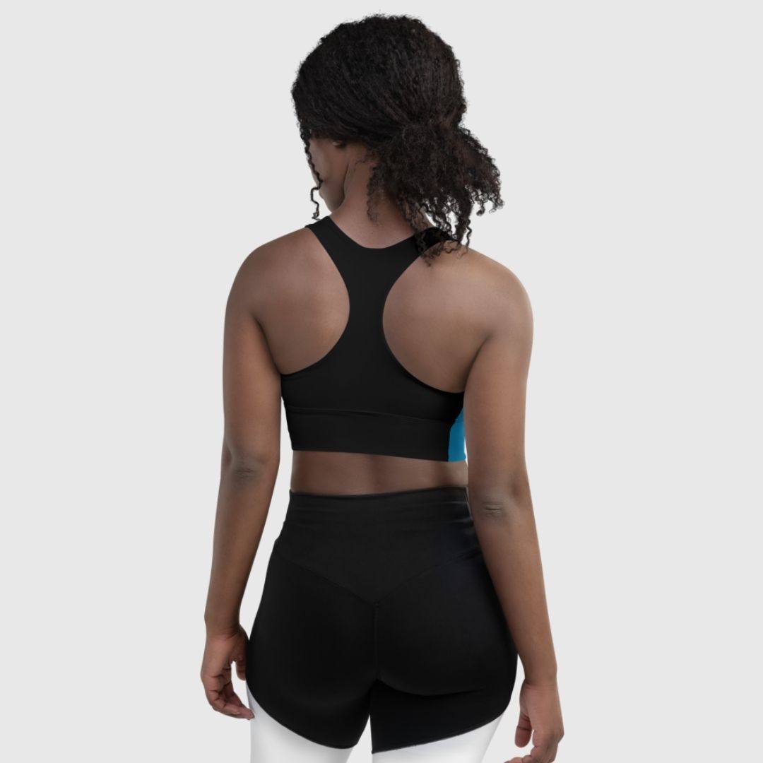 Galleria Classic Blue Longline sports bra