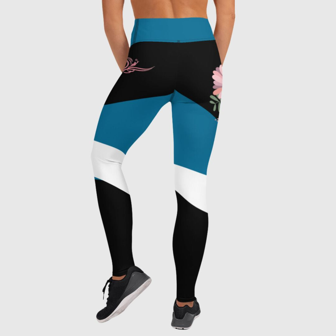 Blue Yoga Leggings Galleria Classic Limited Edition