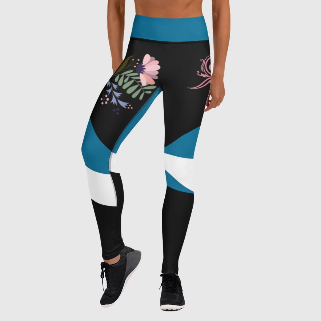 Blue Yoga Leggings Galleria Classic Limited Edition