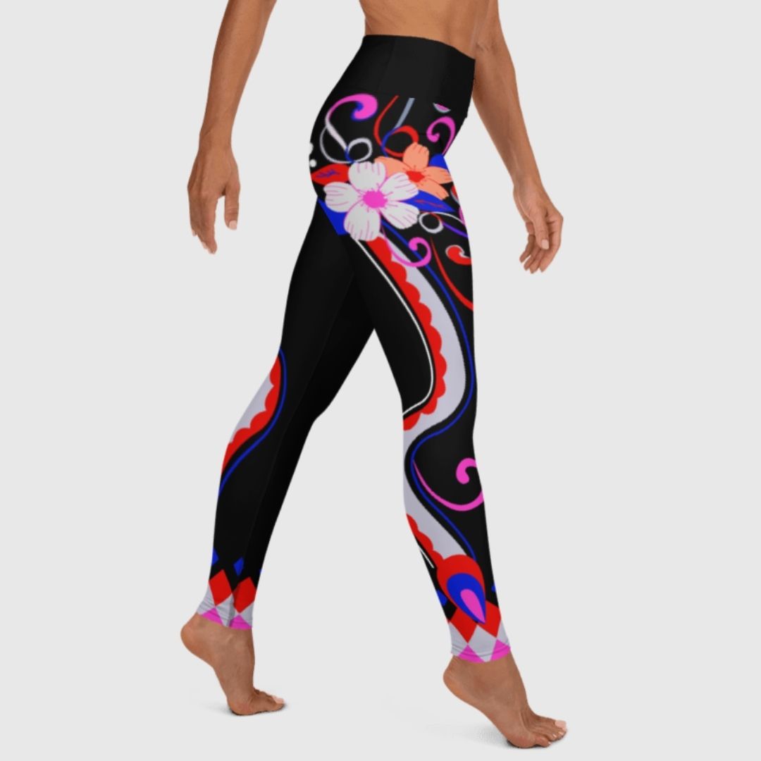 Essi Floral Yoga Leggings | Stylish & Quick-Drying Activewear