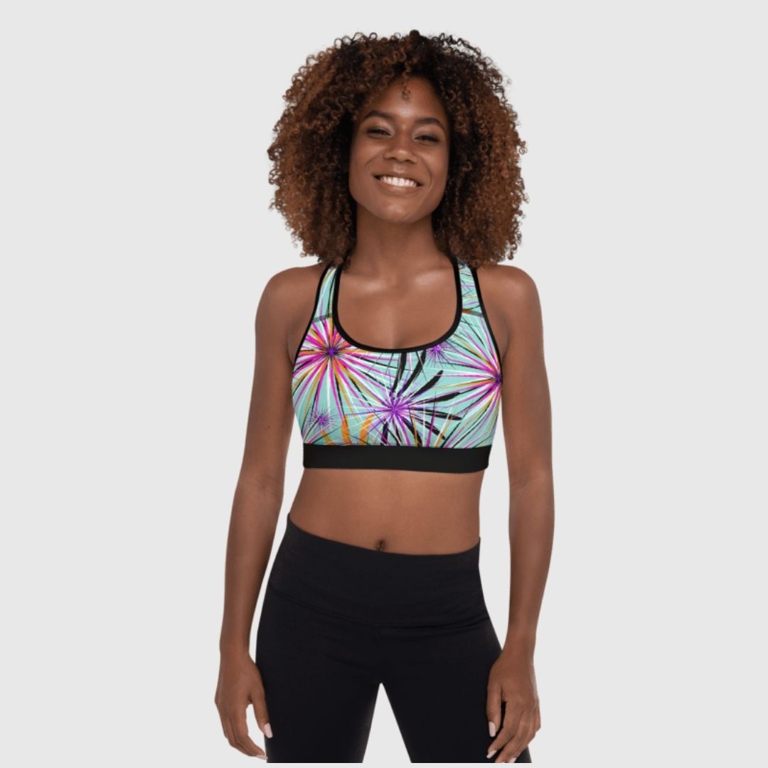 Barlotte Sparkle Sports Bra | Maximum Support with Glittery Style