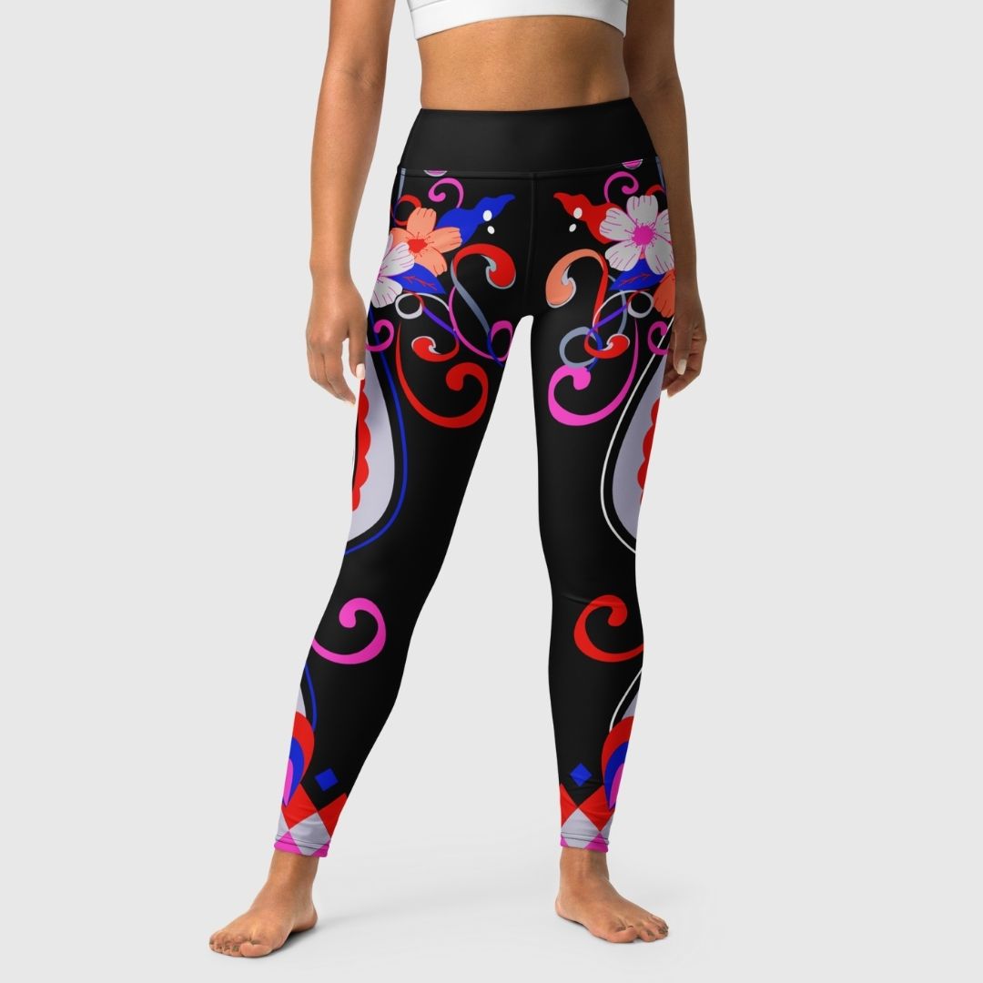 Essi Floral Yoga Leggings | Stylish & Quick-Drying Activewear