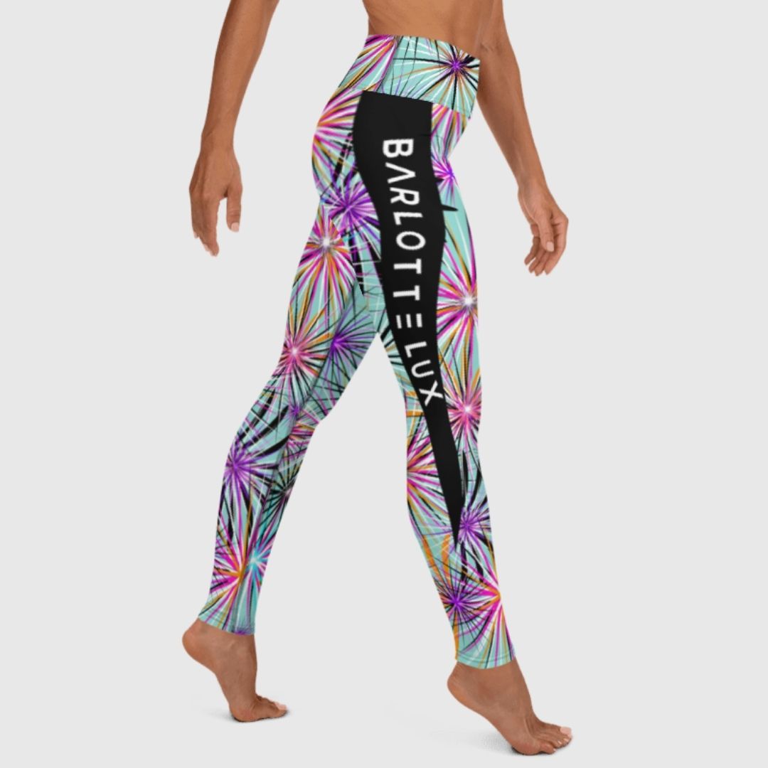 Barlotte Sparkle Yoga Leggings | Stylish Comfort for Your Shine