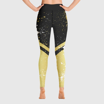 Golden Splash Women Leggings | Comfy & Versatile Wardrobe