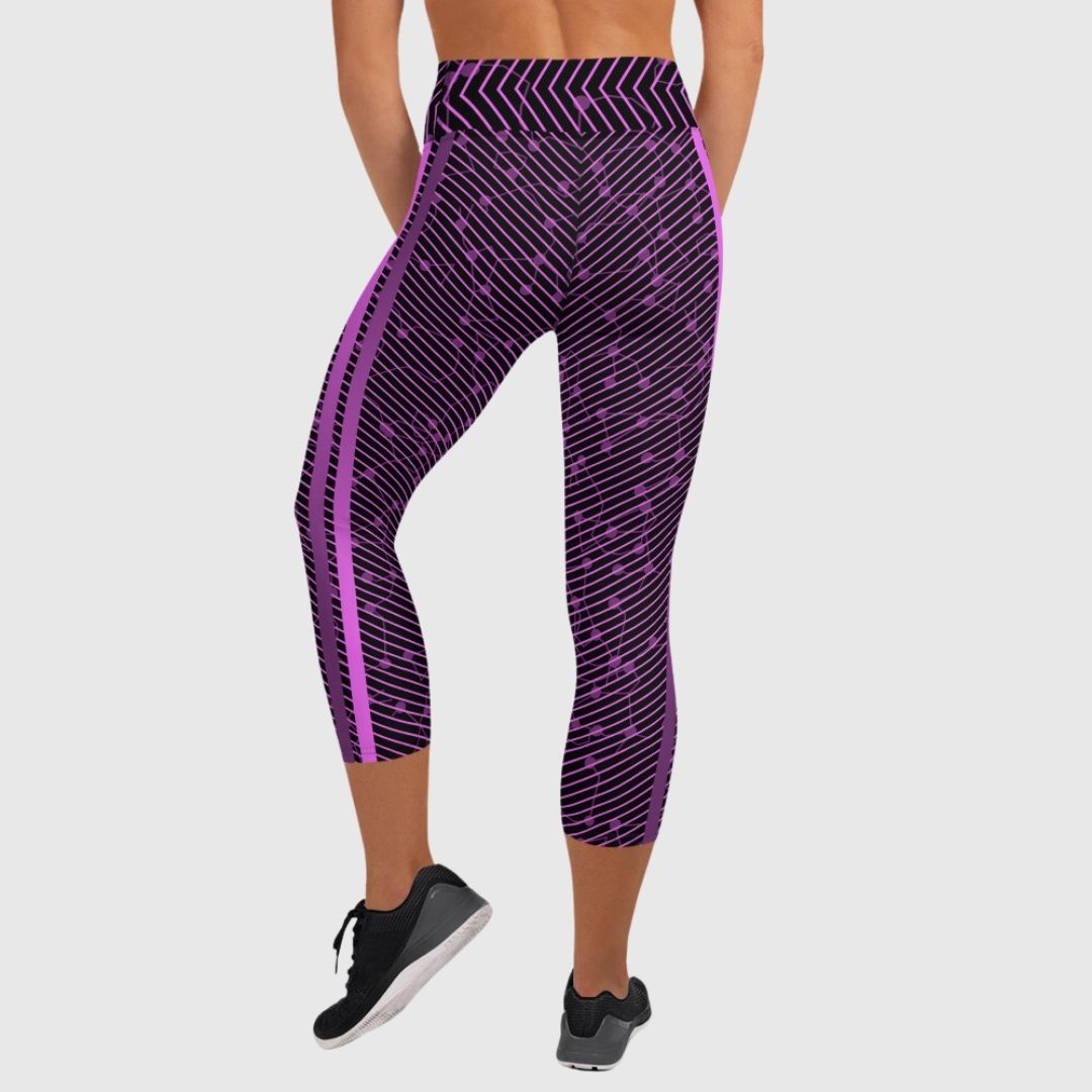 Pink Lava Leggings | Stylish Comfort for Fitness Enthusiasts