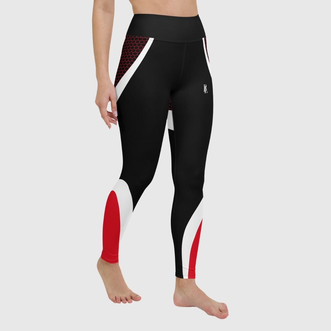 Red lux Yoga Leggings - [Barlotte Lux]