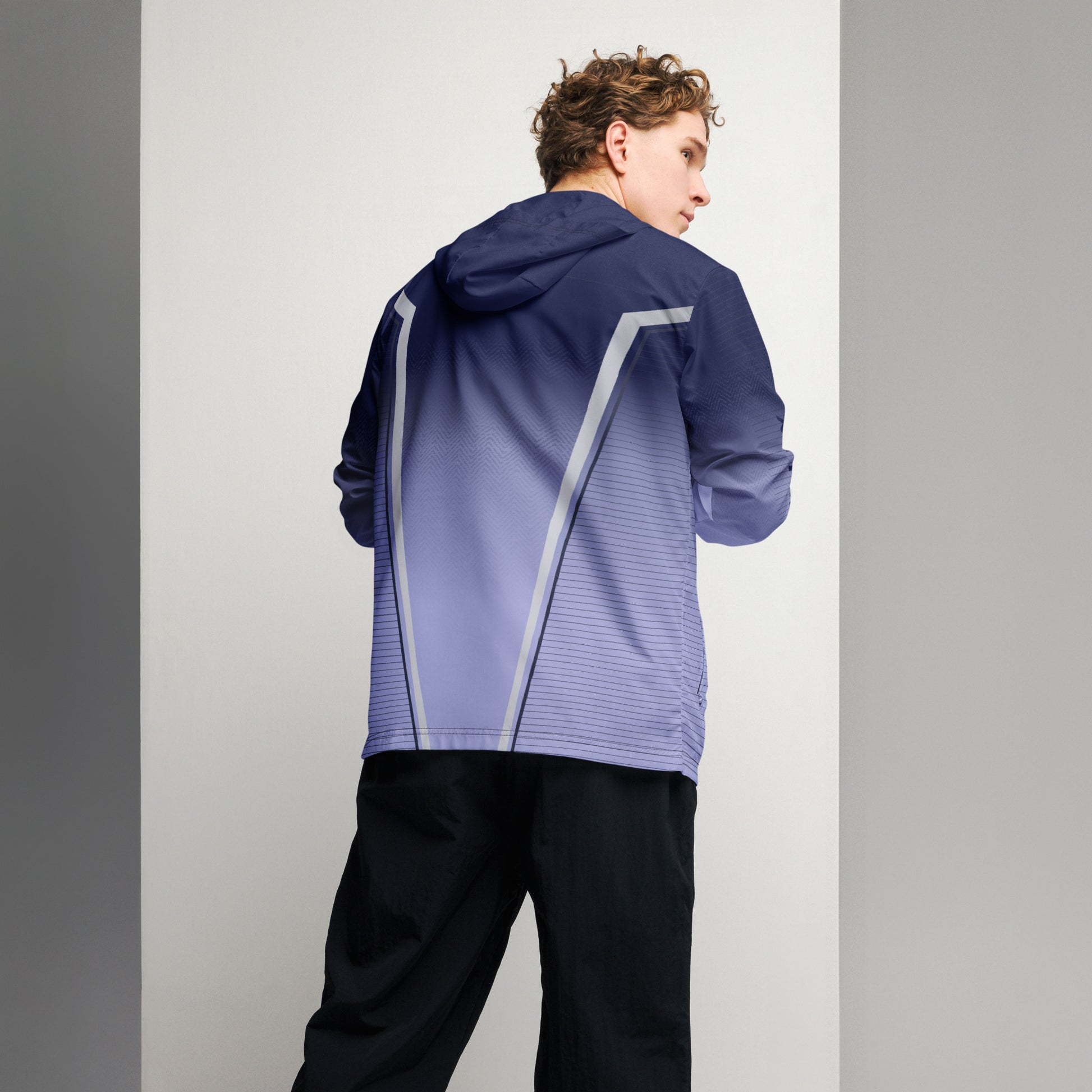 Men’s Navy Di Windbreaker | Stylish and Weather-Resistant