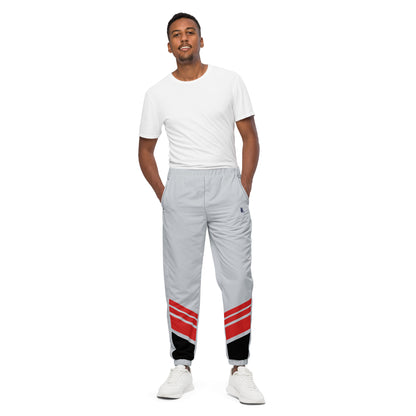 Mens Gray & Red track pants