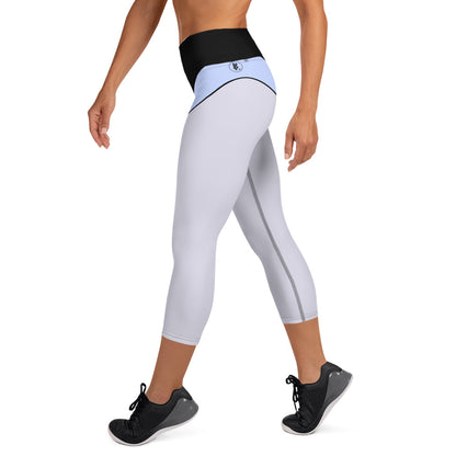 Sky Blue Yoga Capri Leggings