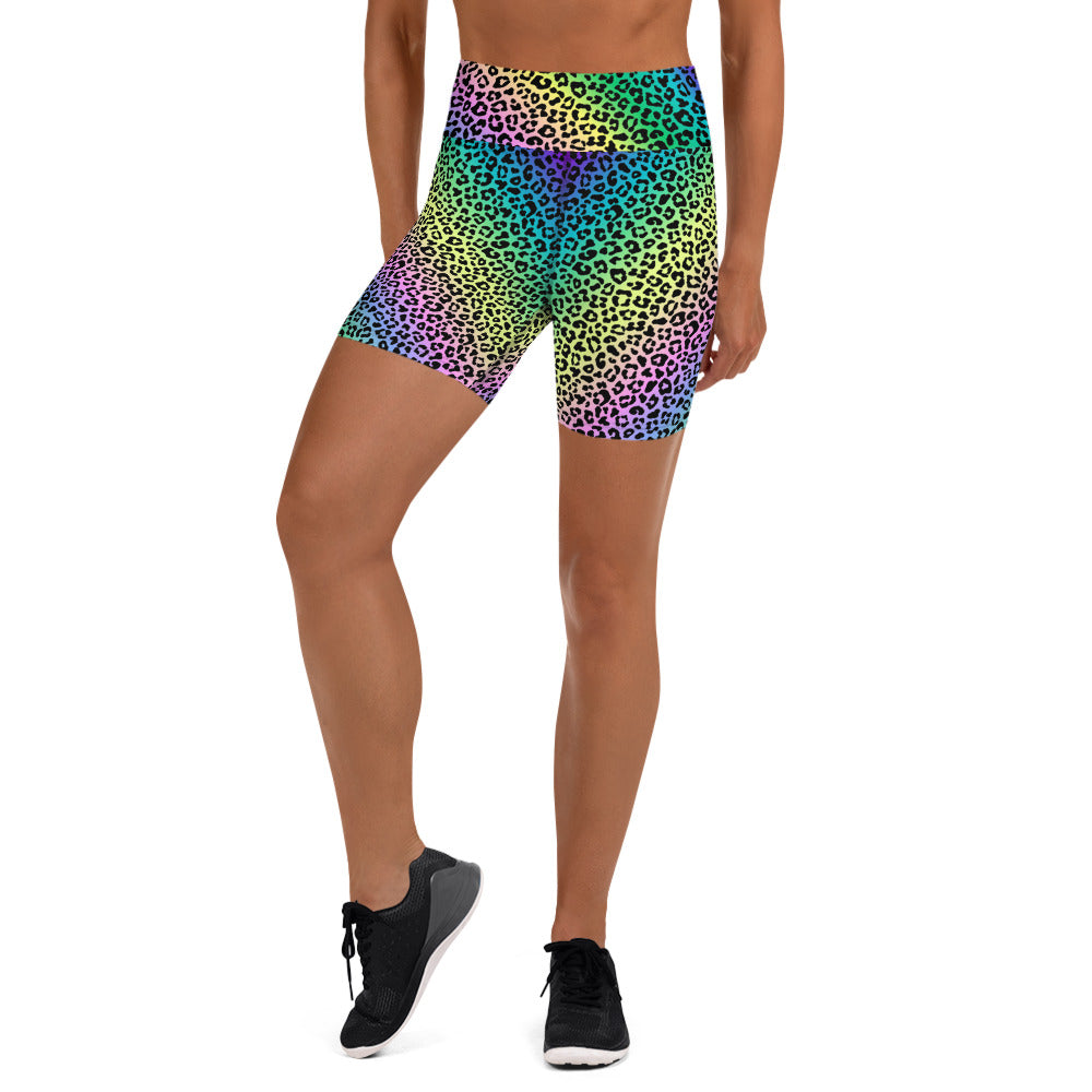 Spirit Cheetah Yoga Shorts