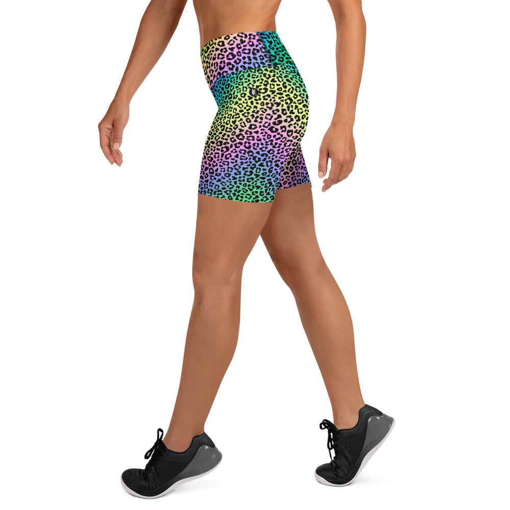 Spirit Cheetah Yoga Shorts