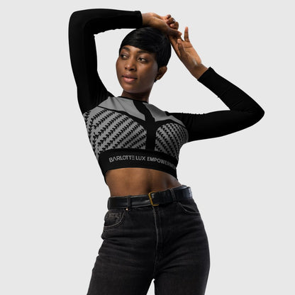 Empowerment long-sleeve Crop Top - Barlotte Lux