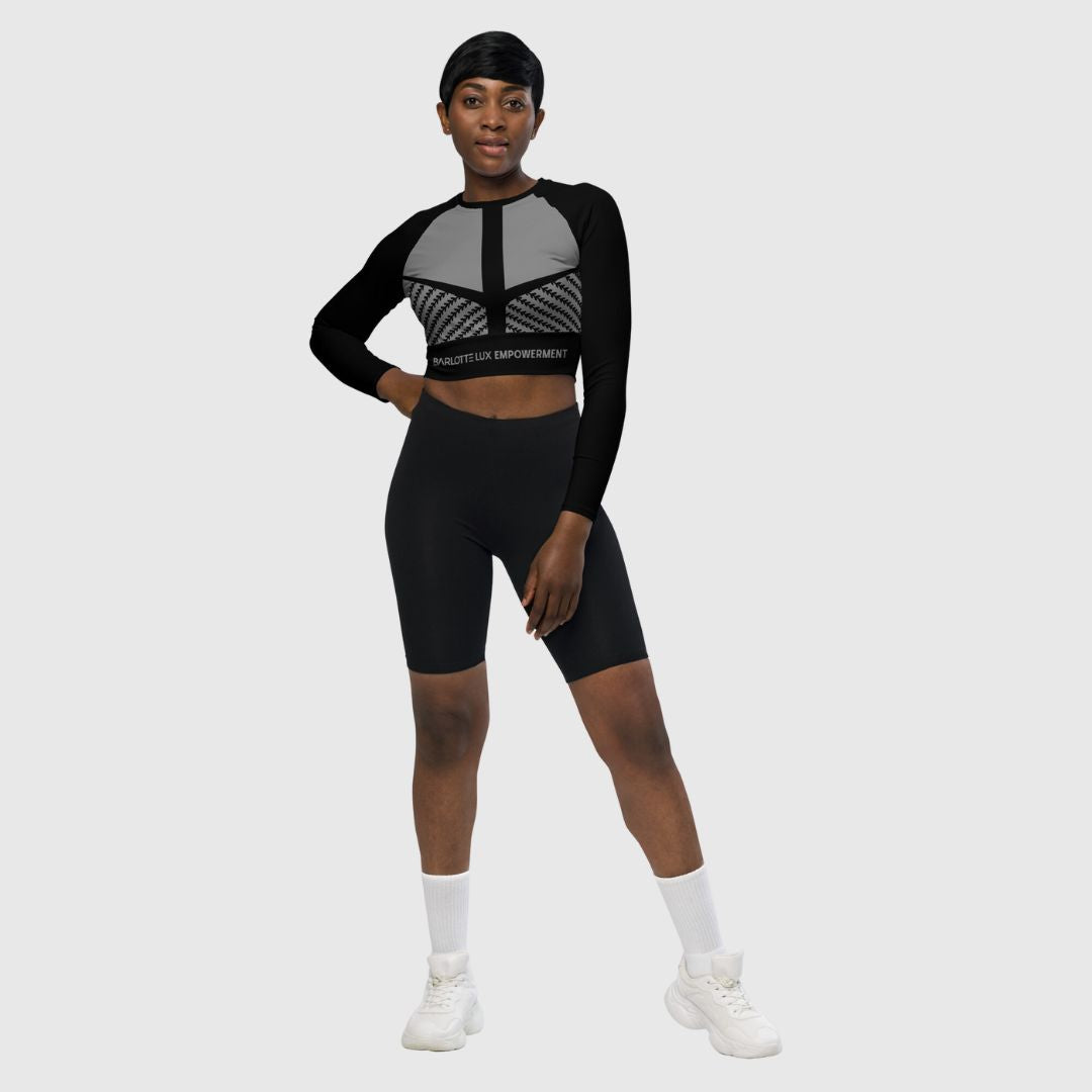 Empowerment long-sleeve Crop Top - Barlotte Lux