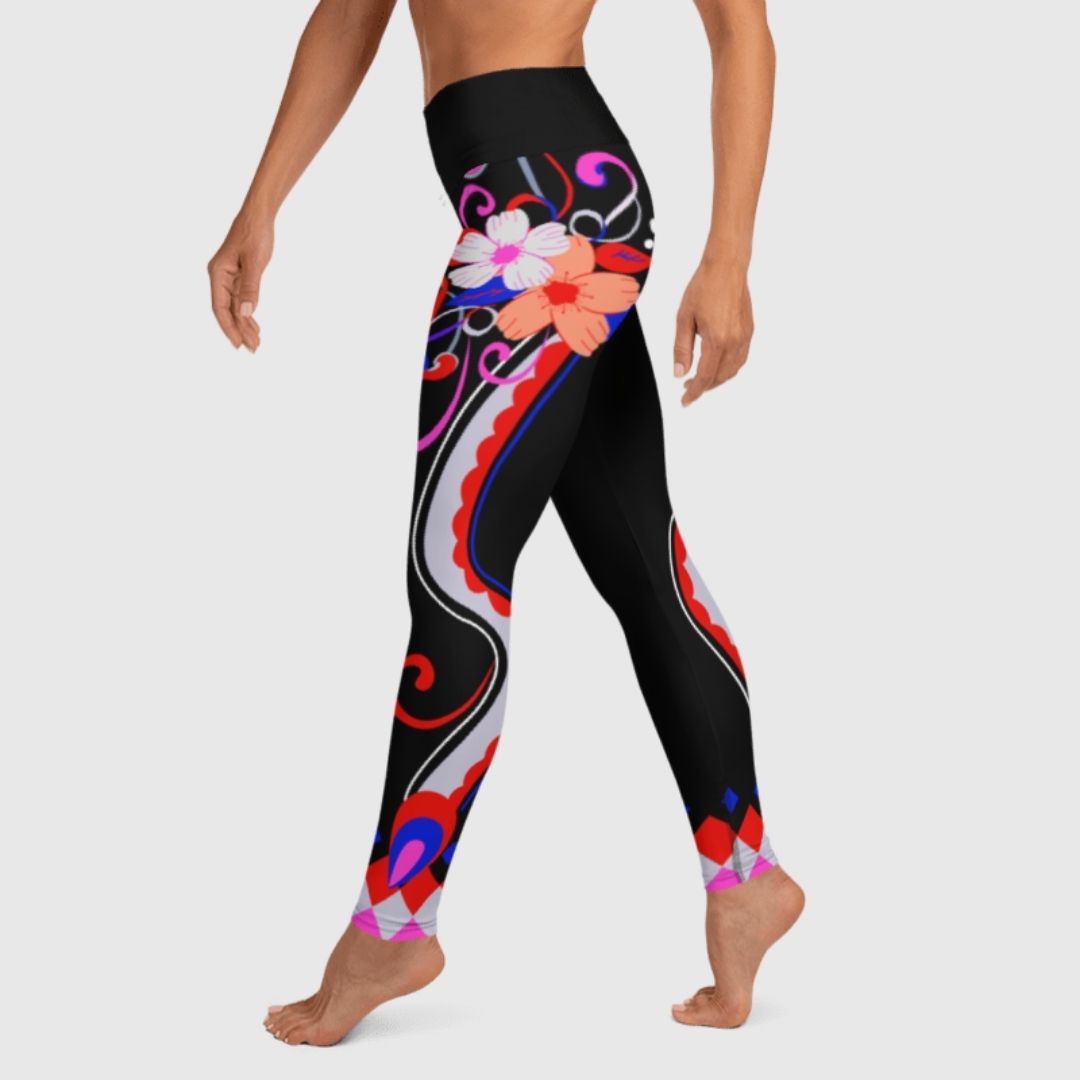 Essi Floral Yoga Leggings | Stylish & Quick-Drying Activewear