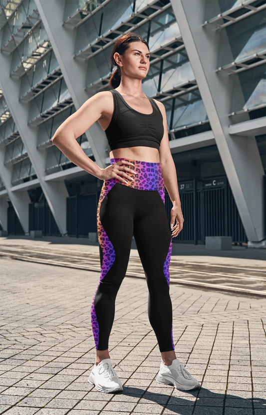 Leopard Lux Yoga Leggings | Stylish and Comfortable Activewear