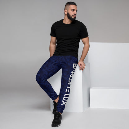 Blue Camo Lux Joggers | Stylish Comfort for Men & Women